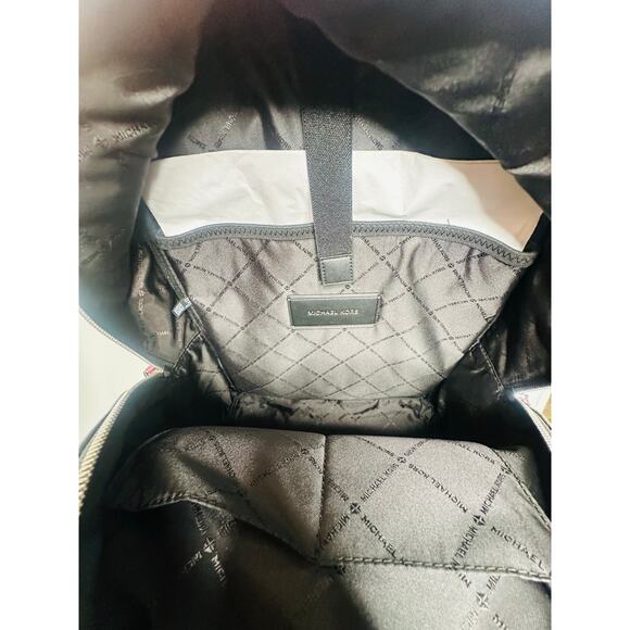 NWT MICHAEL KORS Oxblood Maroon Pebble Leather Commuter Backpack - Picture 9 of 9